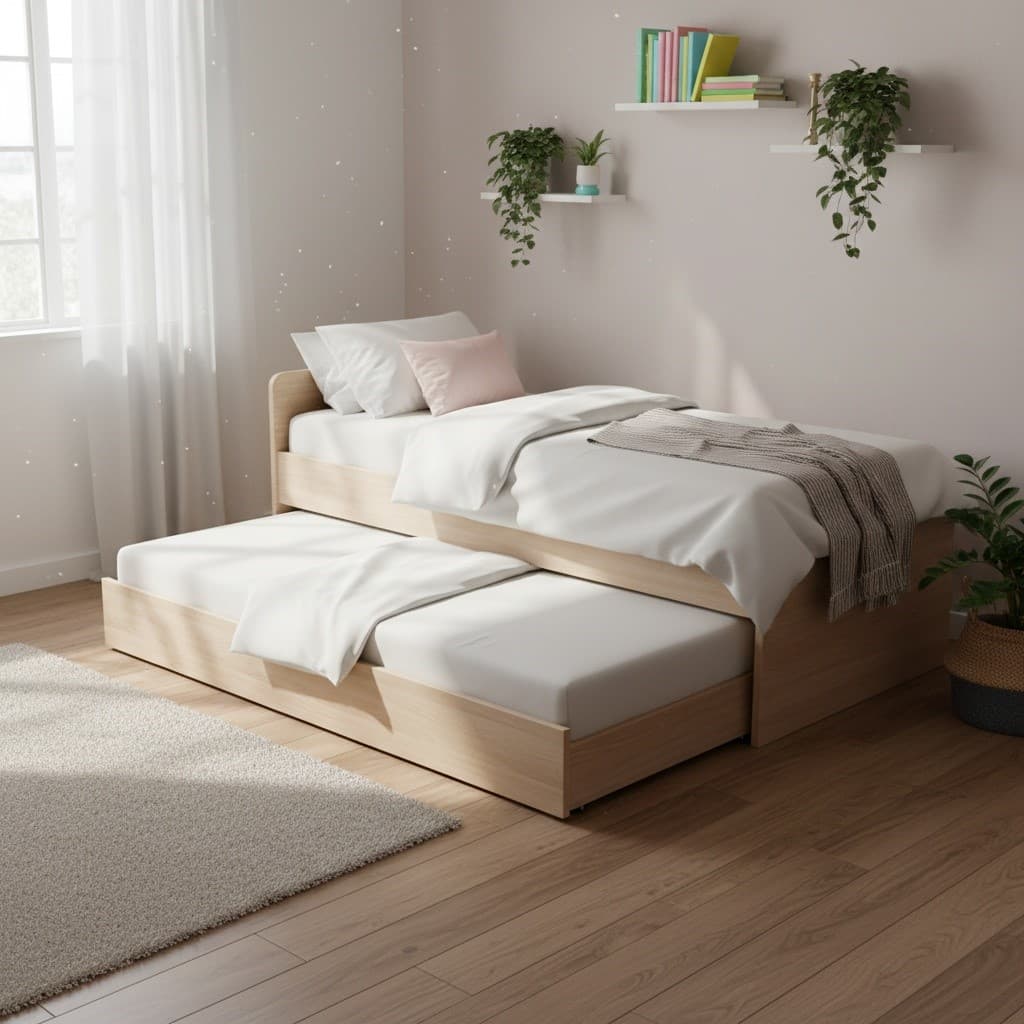 Chambre moderne avec lit gigogne